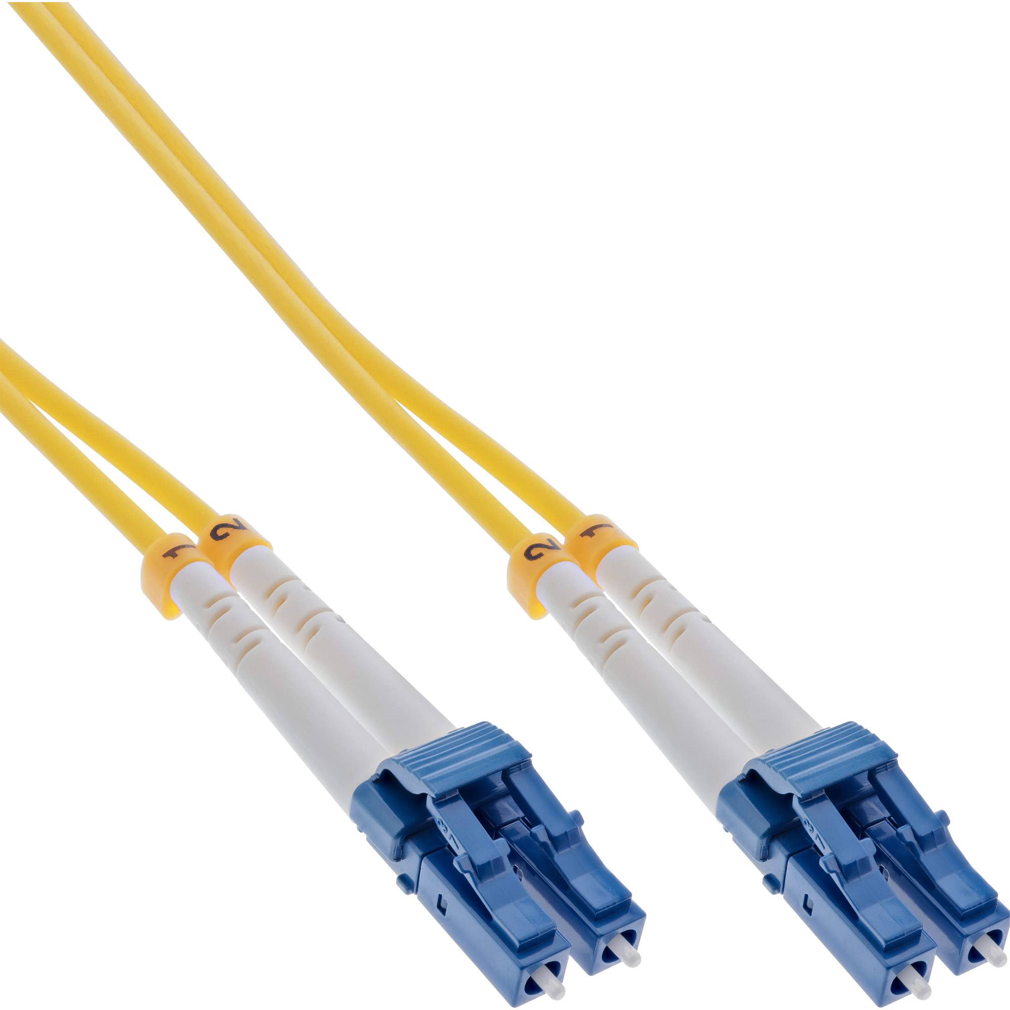 Glasvezel duplex kabel - LC-LC - 9-125 - OS2 - 1m-0