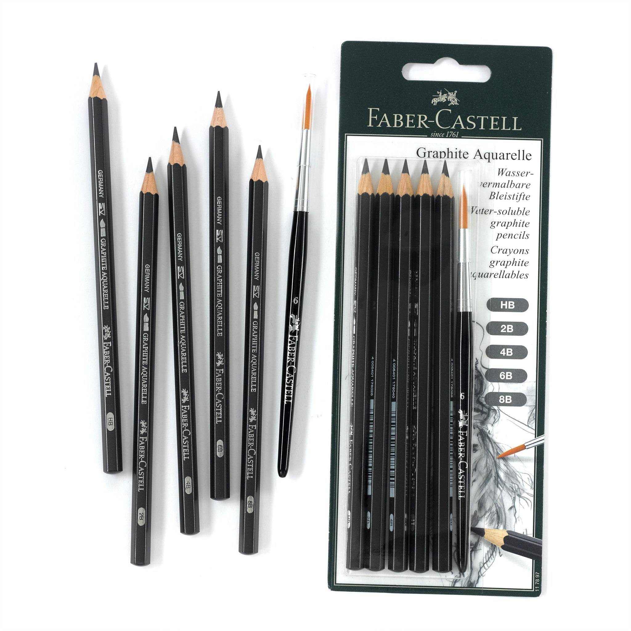 FABER-CASTELL Aquarelpotlood Grafiet Aquarelle BK-4