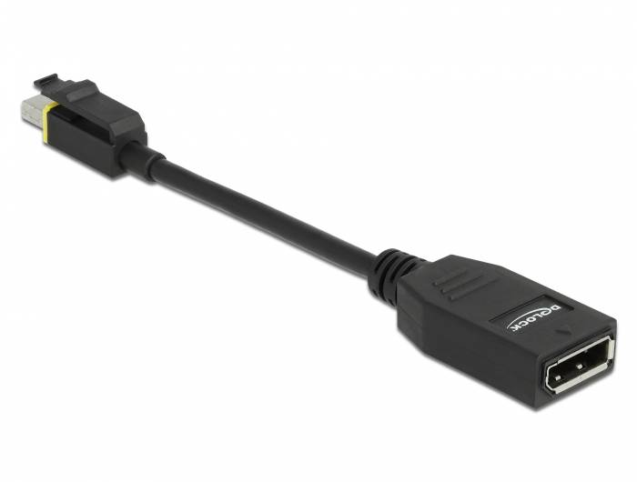 Delock Mini DisplayPort 1.4 to DisplayPort adapter with latch 8K 60 Hz-2