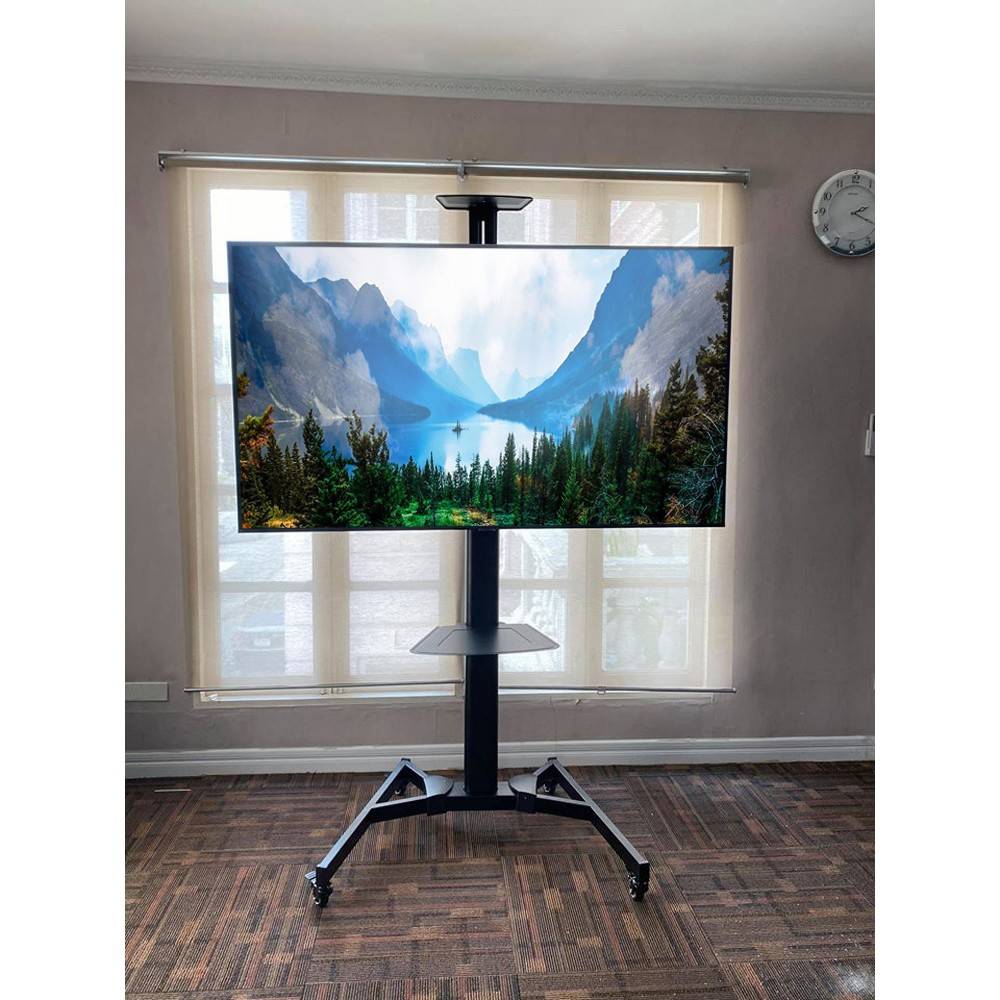 Techly TV-trolley voor LCD LED-tv 37-70" zwart, met plank-4