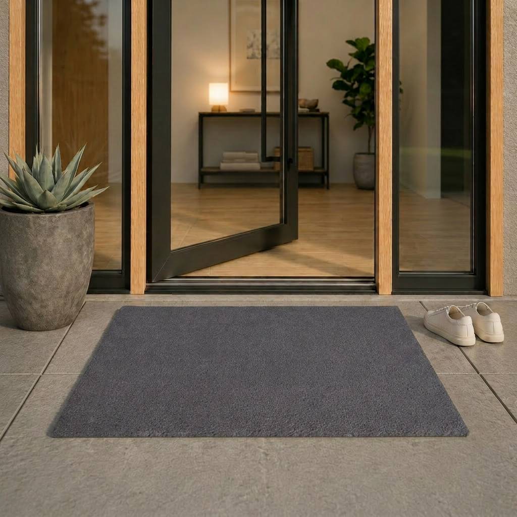 Kokosmat 80x120cm - Grijs - 24 mm dik-0
