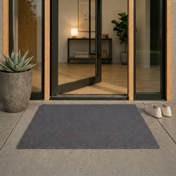 Kokosmat 80x120cm - Grijs - 24 mm dik
