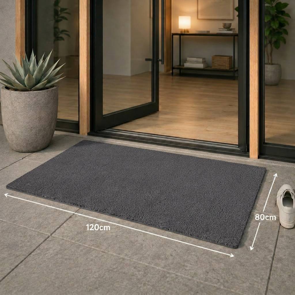 Kokosmat 80x120cm - Grijs - 24 mm dik-2