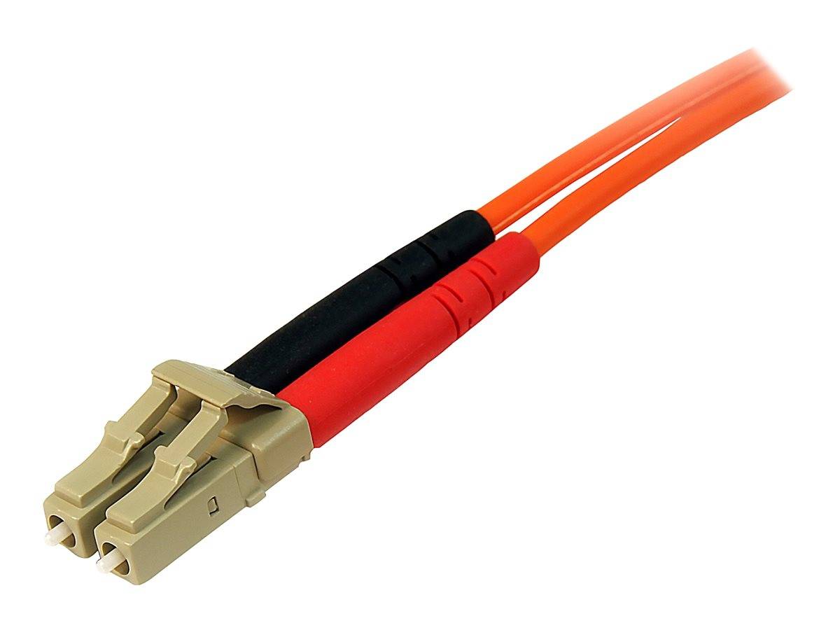 StarTech.com 5m Multimode 50/125 Duplex Fiber Patch Cable LC - LC - Cable for Network-device - 10 Gbit/s - Patchkabel --3