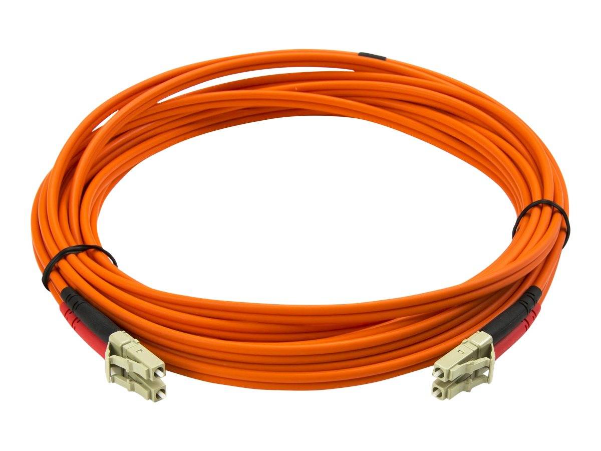 StarTech.com 5m Multimode 50/125 Duplex Fiber Patch Cable LC - LC - Cable for Network-device - 10 Gbit/s - Patchkabel --4
