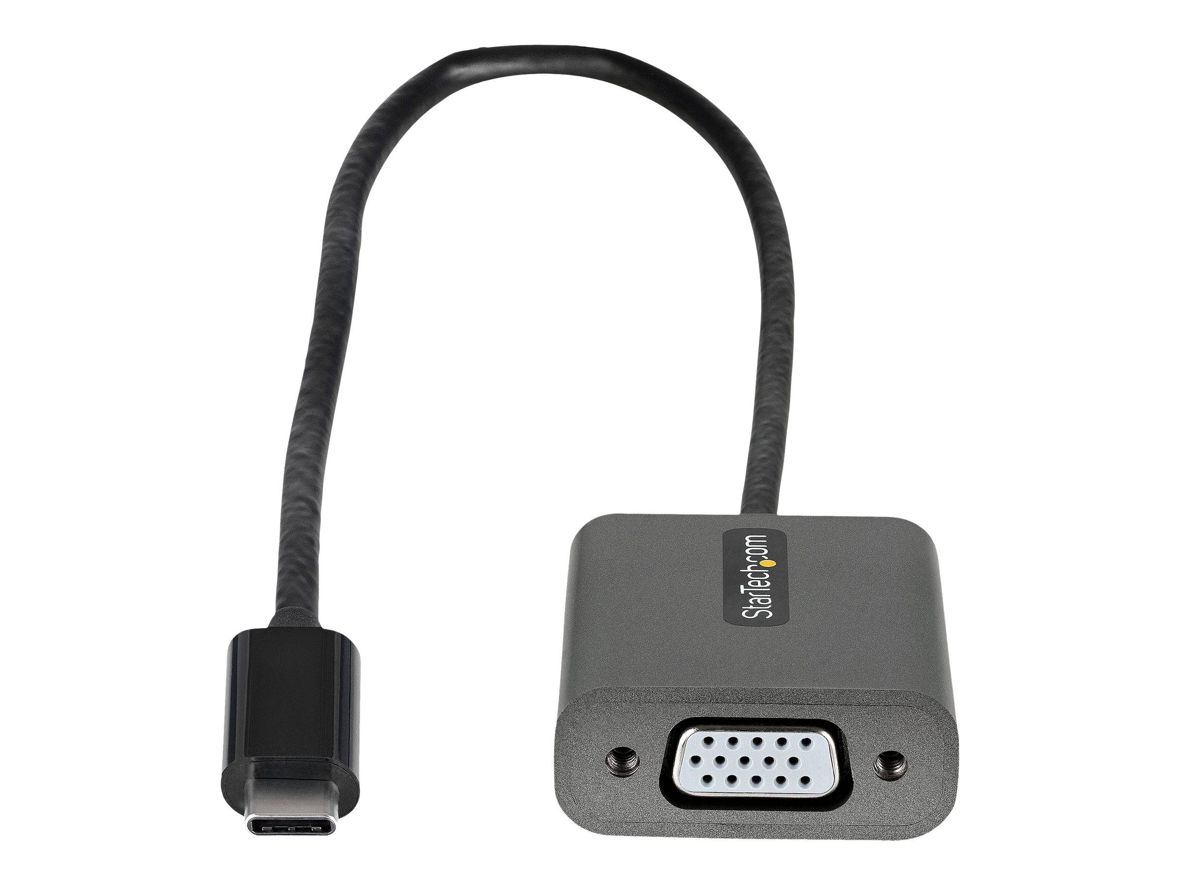 USB C naar VGA Adapter, 1080p USB Type-C naar VGA Adapter Dongle, USB-C naar VGA Monitor/Scherm Video Converter, 30cm Ka-2