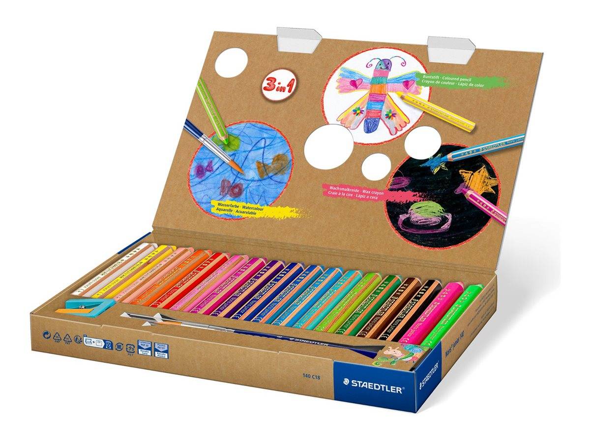 STAEDTLER kleurpotlood Noris jun 18ST-2