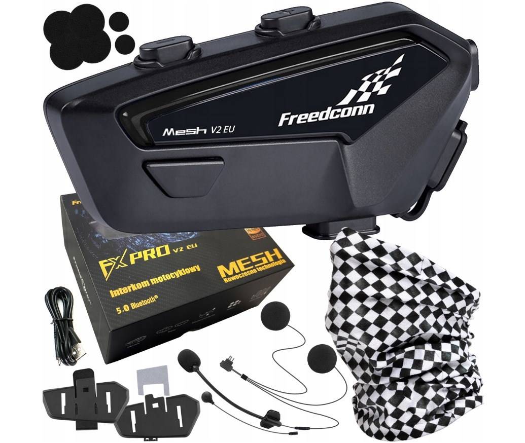 FreedConn FX Pro V2 EU MESH motorfietsintercom-3