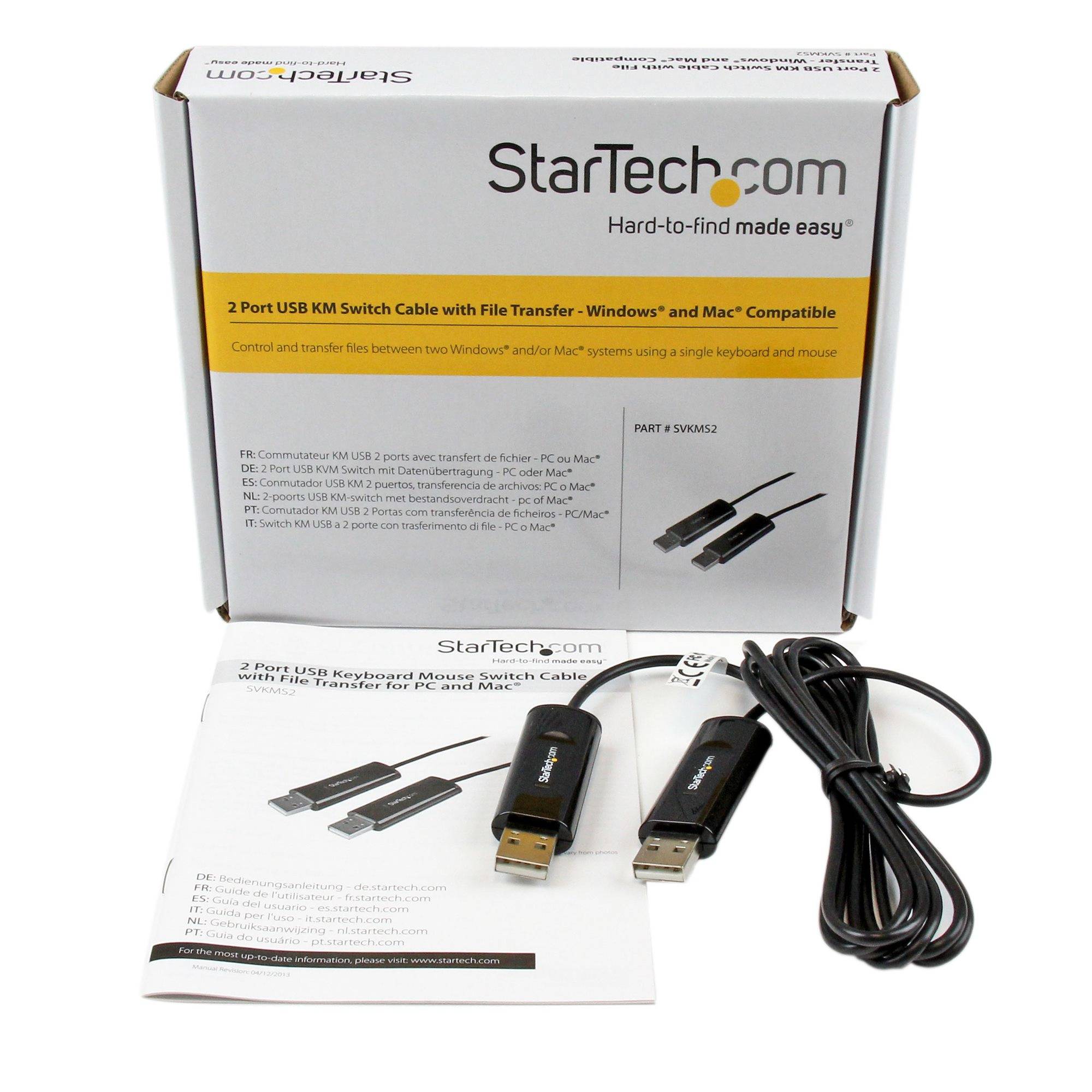 2 POORT USB KM SWITCH KABEL IN-3