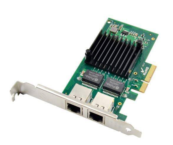 MicroConnect PCIe 2-Poort Intel I350AM2 Dual 1GbE Serverkaart-0