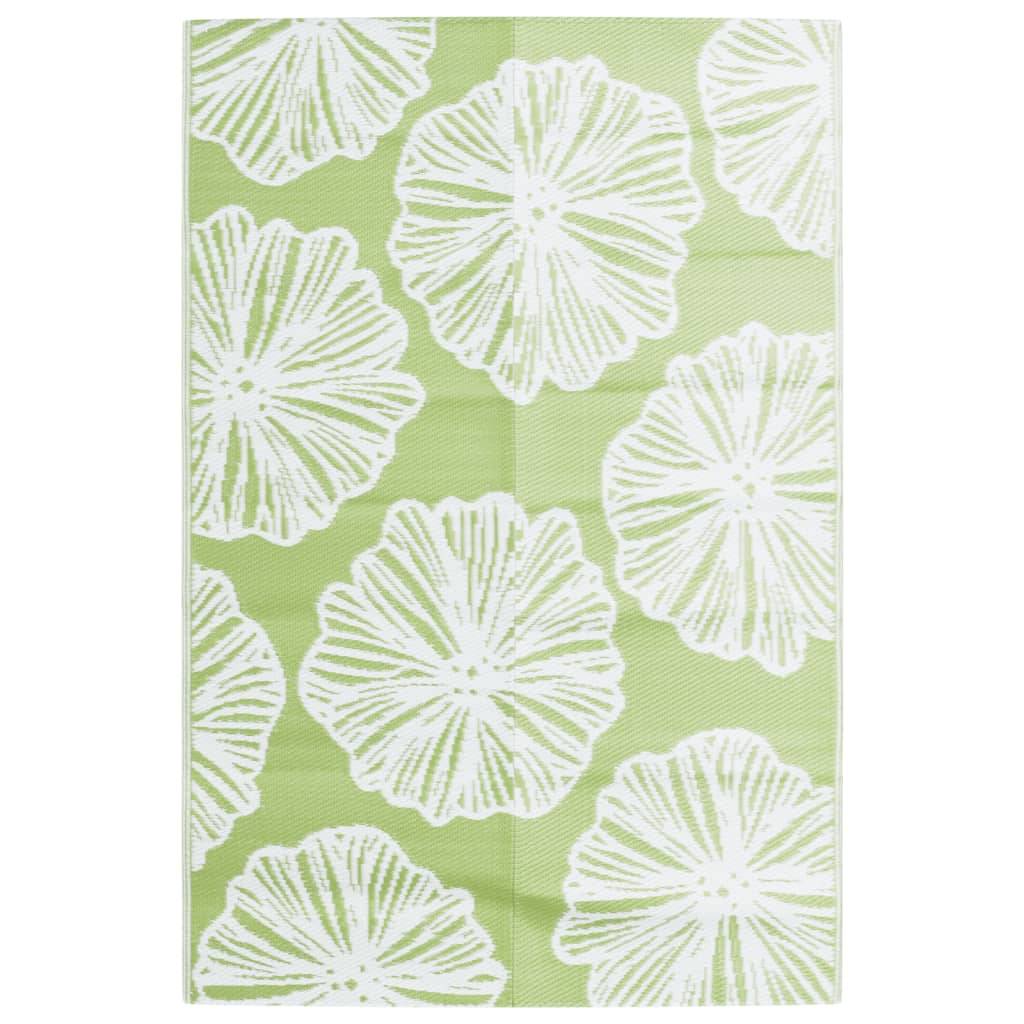 VidaXL Buitenkleed ARAKIL 120x180 cm PP groen
