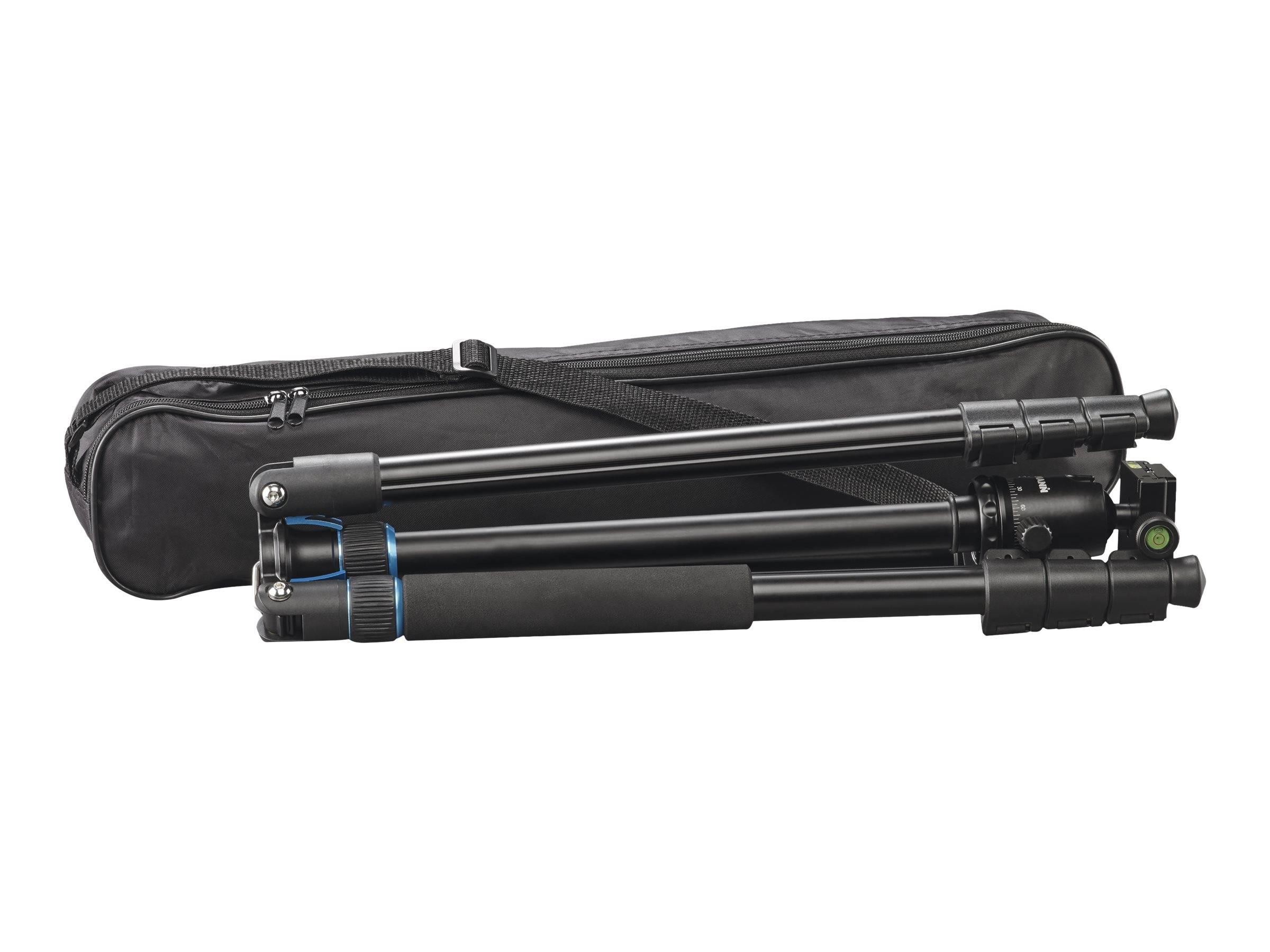 Cullmann Tripod Werkhoogte: 48 - 185 cm Zwart Kogelkop, Geïntegreerd statief, Incl. tas-4