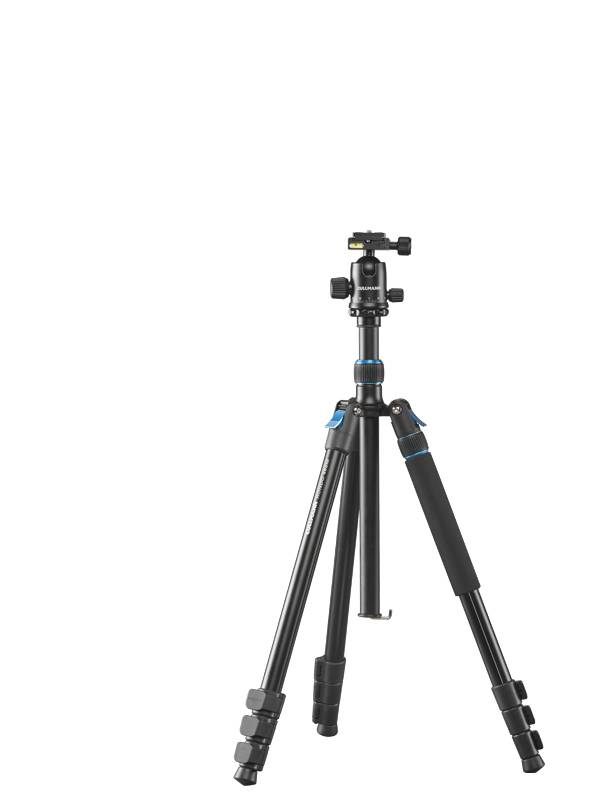 Cullmann Tripod Werkhoogte: 48 - 185 cm Zwart Kogelkop, Geïntegreerd statief, Incl. tas-5