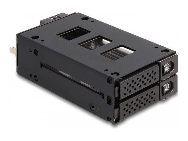 Delock Slim Bay Mobile Rack for 2 x 2.5″ U.2 NVMe SSD-0