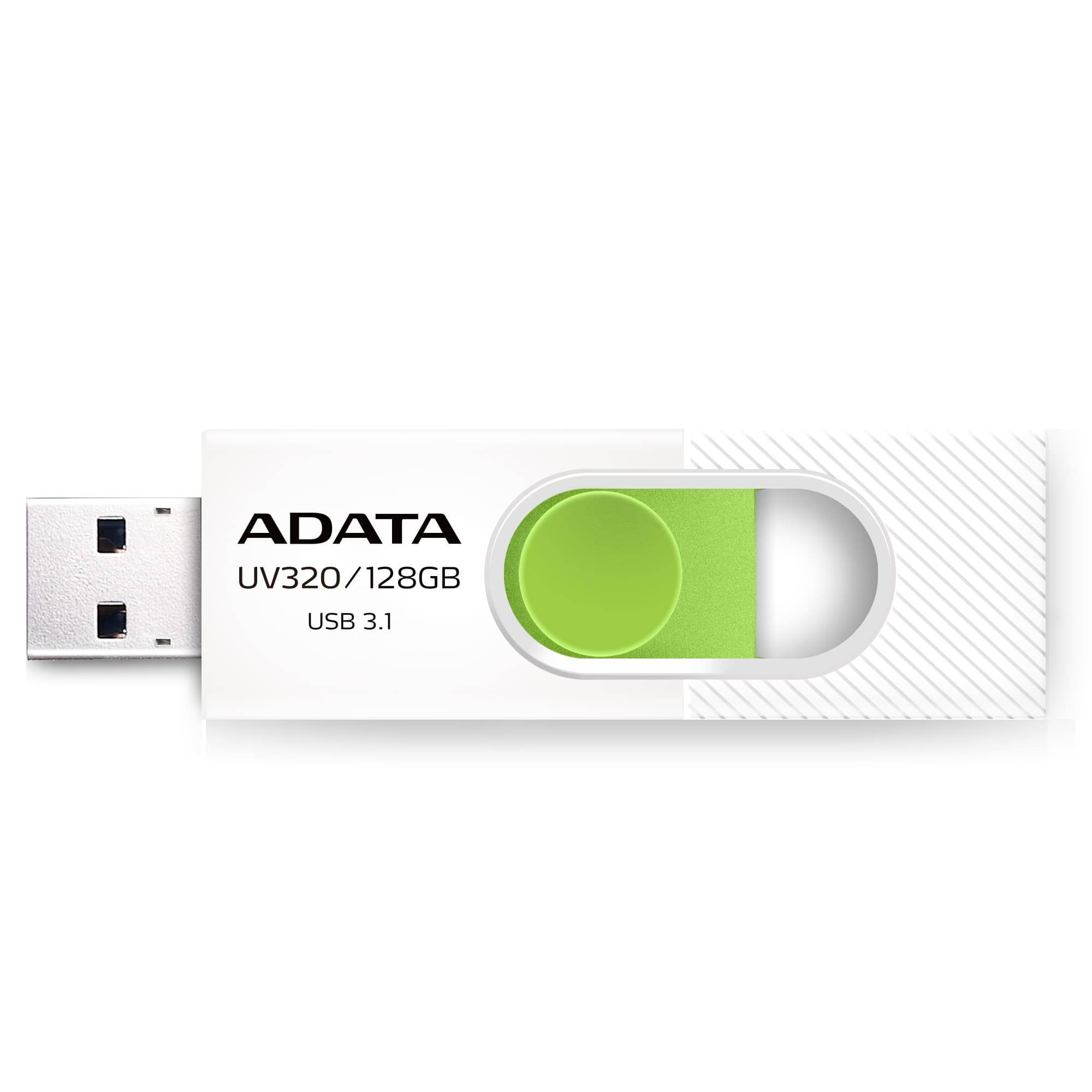 ADT ADATA UV320 USB flash drive 128 GB USB Type-A 3.2 Gen 1 (3.1 Gen 1) Groen, Wit-3