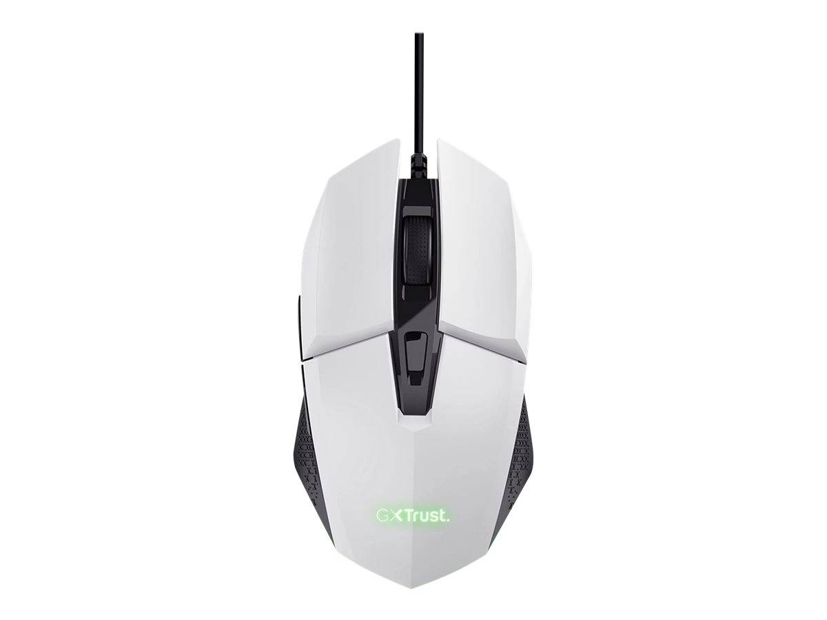 Trust Gaming GXT 109W Felox Beleuchtete Gaming-Maus - Weiß-0