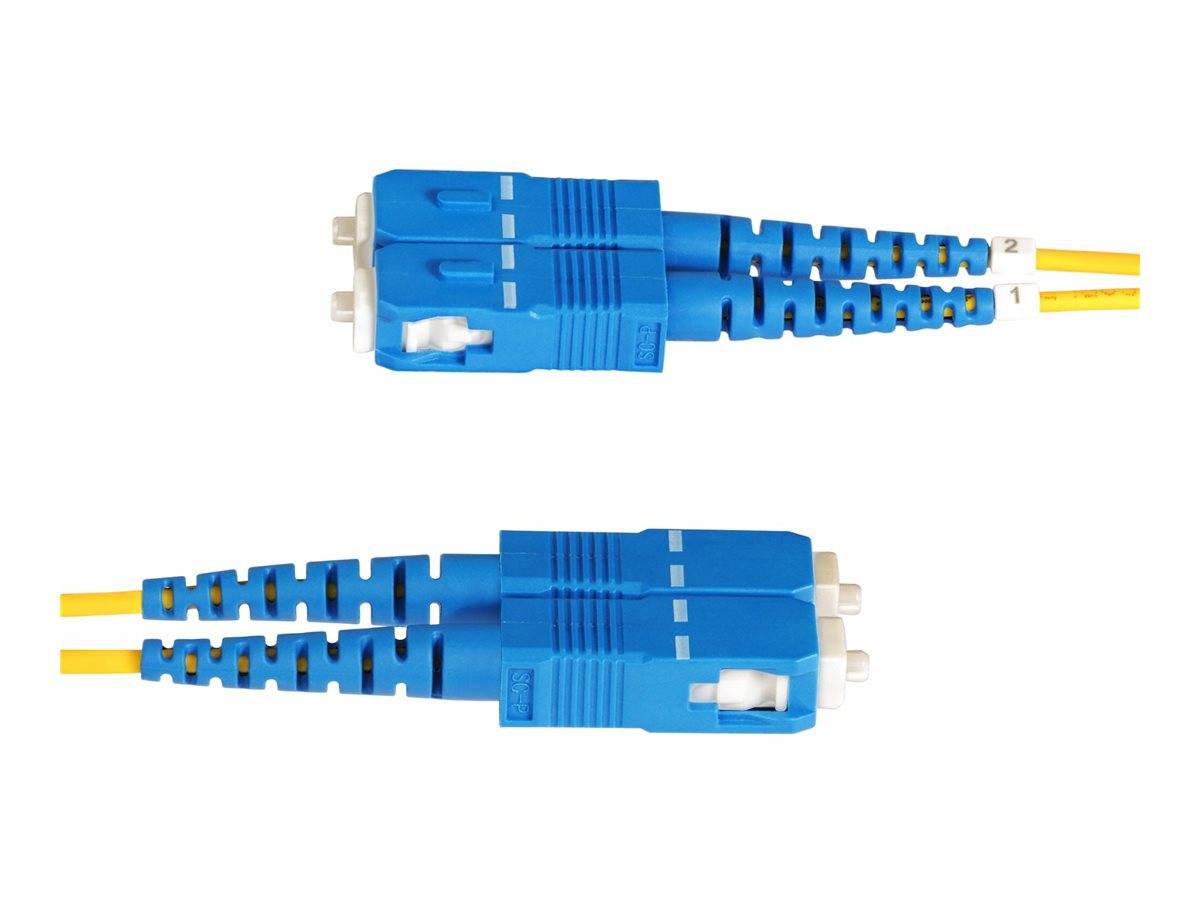 StarTech.com 10m LC naar SC (UPC) OS2 Single Mode Duplex Glasvezel Kabel, 9/125µm, 10Gbps, Low Insertion Loss, LSZH Fibe-2