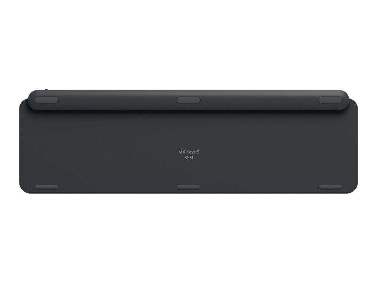 Logitech MX Keys S Toetsenbord - Draadloos Verbinding - USB Interface - Tsjechisch - QWERTZ indeling - Grafiet - Membraa-1