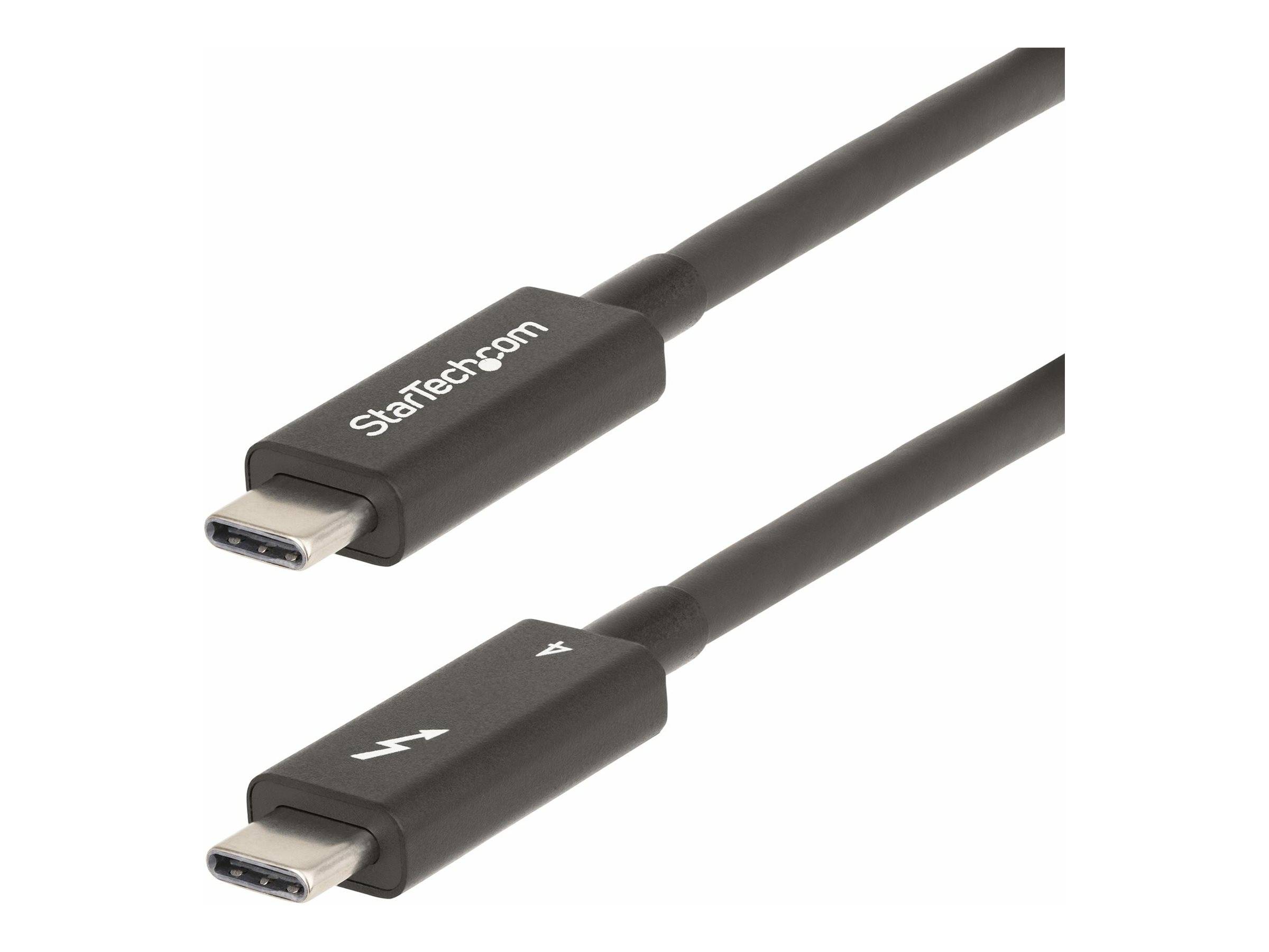 StarTech.com 2m Actieve Thunderbolt 4 Kabel, 40Gbps, 100W PD, 4K/8K Video, Intel-Certified, Compatible met Thunderbolt 3-0
