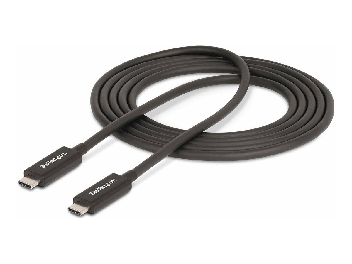 StarTech.com 2m Actieve Thunderbolt 4 Kabel, 40Gbps, 100W PD, 4K/8K Video, Intel-Certified, Compatible met Thunderbolt 3-3