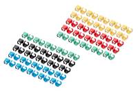DIGITUS kleurclips voor RJ45 patchkabels 100 stuks geassorteerde kleuren-1