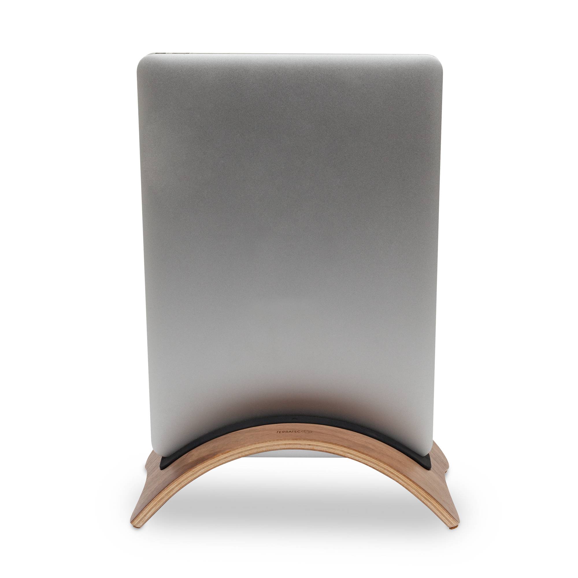 TERRATEC tabletstandaard Holzzwei bruin echt hout-2
