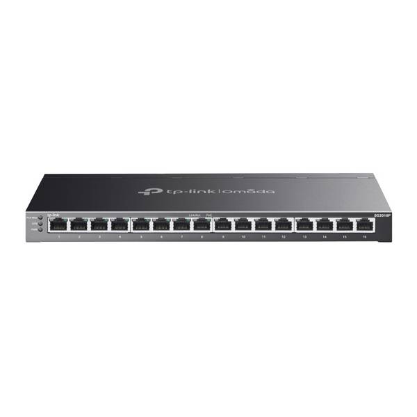 TP-Link TL-SG2016P Netzwerk-Switch L2/L3/L4 Gigabit Ethernet (10/100/1000) Power over Ethernet (PoE) Schwarz (TL-SG2016
