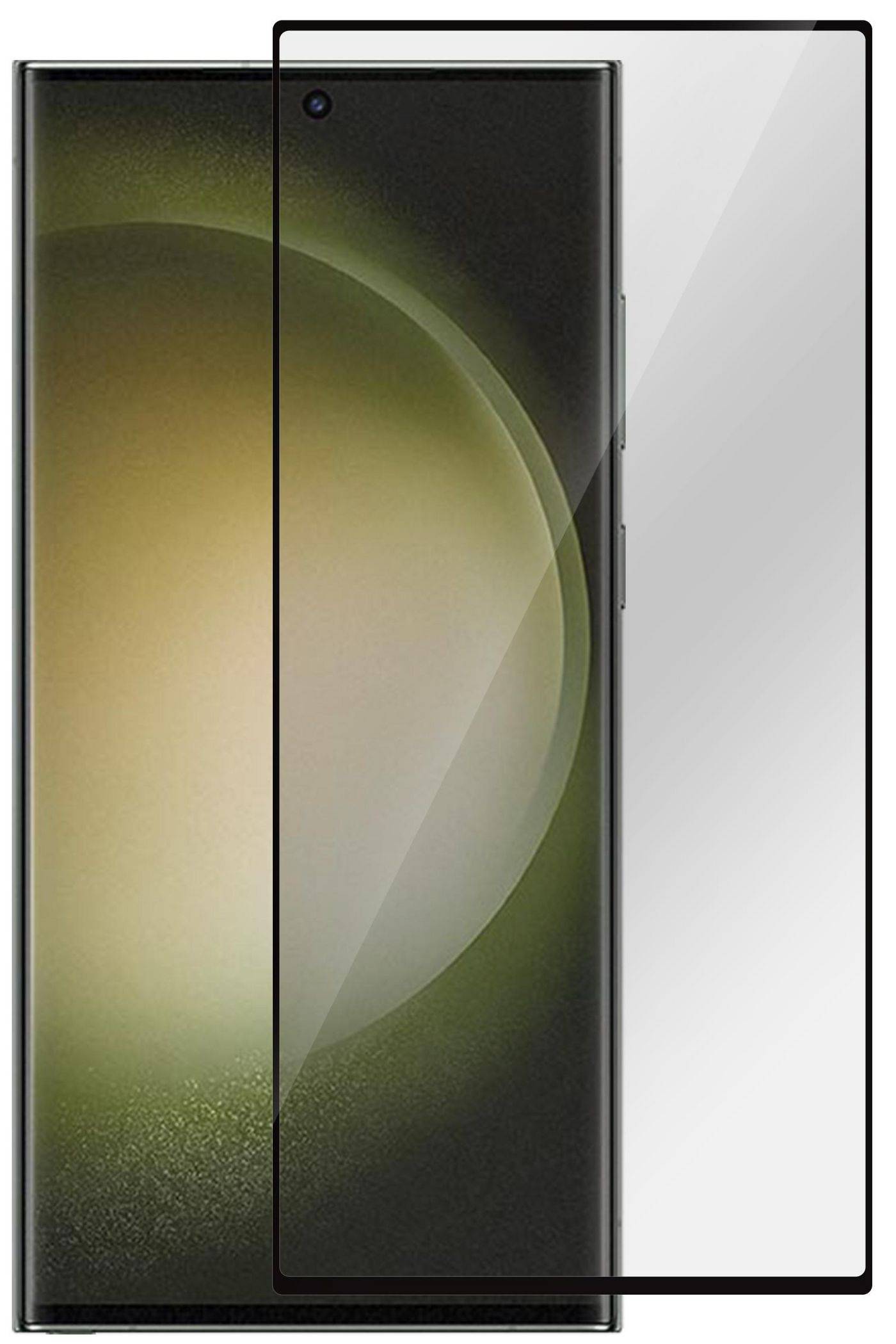 eSTUFF ES504092, Samsung, Galaxy S23 Ultra, Druppelbestendig, Krasbestendig, Onbreekbaar, Zwart, 1 stuk(s)-0