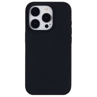 eSTUFF iPhone 15 Pro INFINITE RIGA Siliconen Hoes - Zwart - 93% gerecycled materiaal