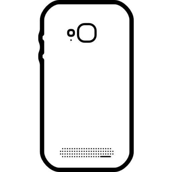 CoreParts Xiaomi Mi 8 achterkant glazen cover met zelfklevende achterkant, wit