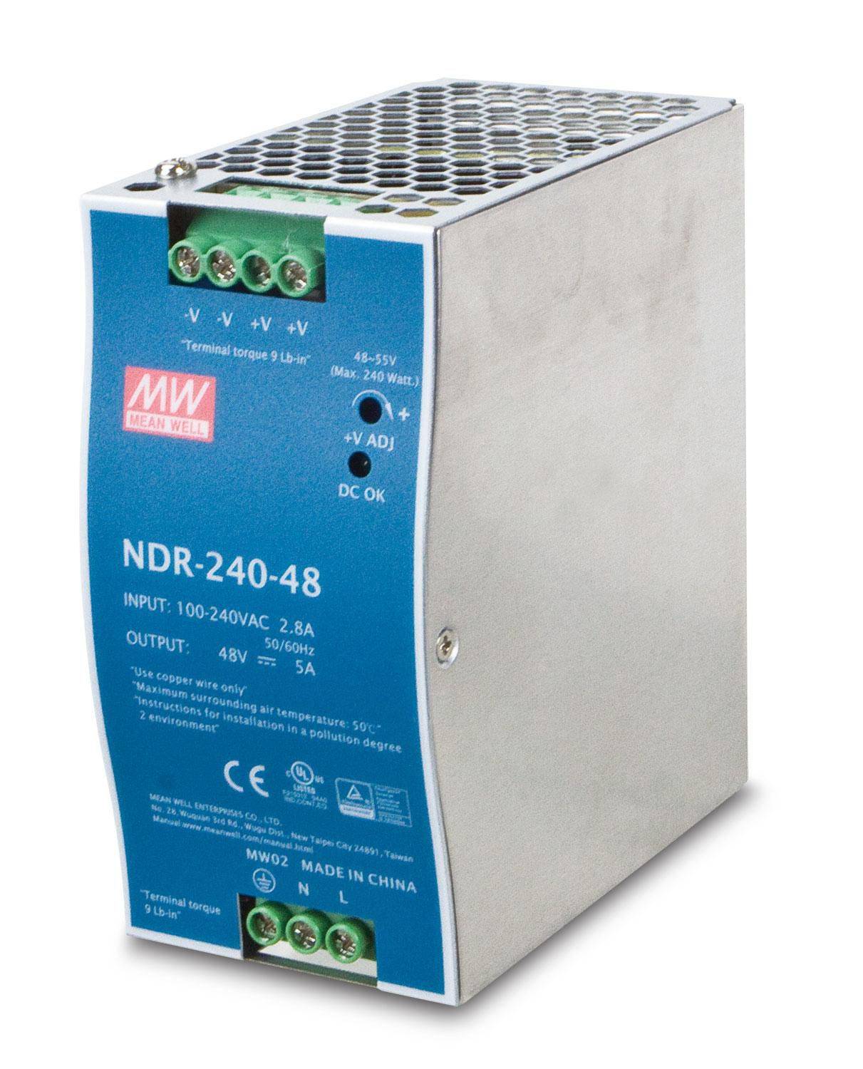 Ernitec DC Enkelvoudige Uitgang Industriële DIN Rail Voedingsunits-0