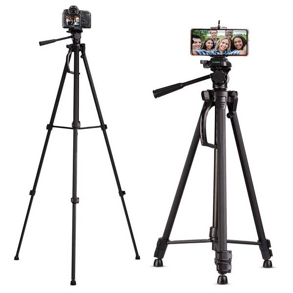CoreParts Statief 51cm-180cm, geschikt voor alle camera's en telefoons van 4-7 inch - Multidirectioneel met verstelbare