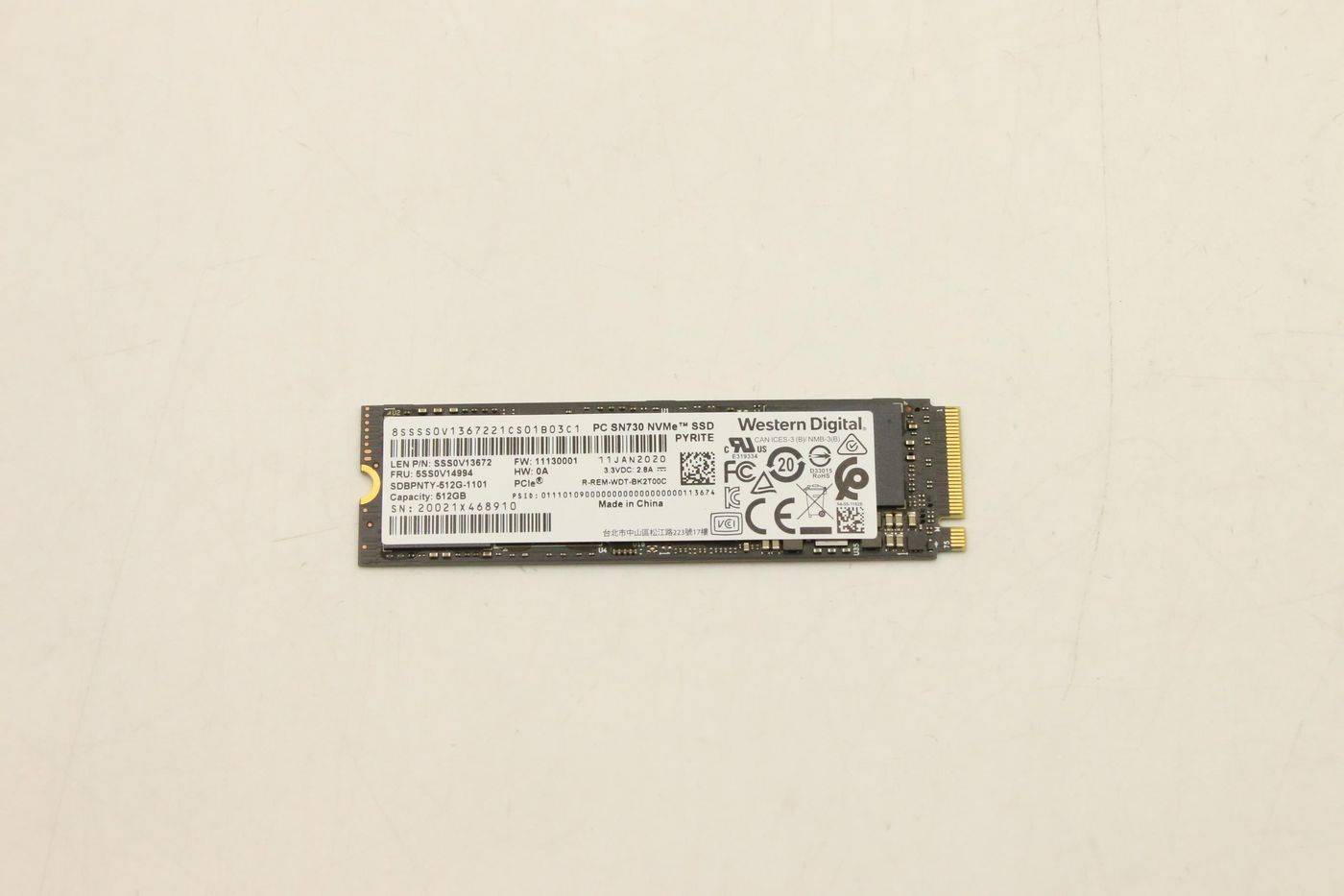 Lenovo Western Digital SN730 512 GB-0