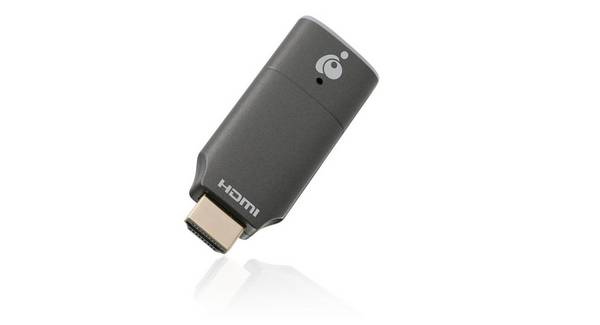 IOGEAR Mini draadloze 4K HDMI-schermdeeladapter, 2,4/5 GHz, 5V/0,5A, 68 g