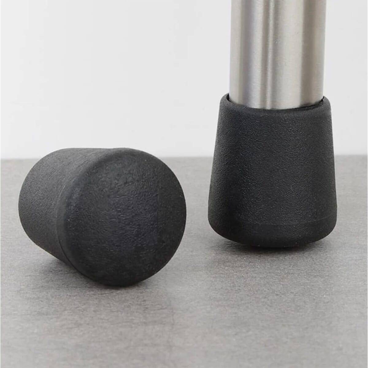 Stoelpoot beschermers - Anti Kras Stoelpootdop - Rond - 20mm - Zwart-0