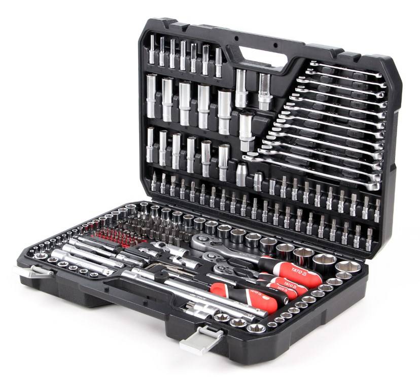 YATO YT-38841 1/4", 3/8", 1/2" Dopsleutelset-3