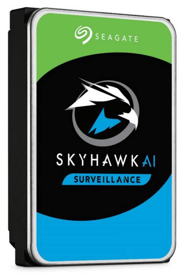 Seagate AI-Optimised Surveillance Hard Drive, 3.5", 8 TB, 256 Mb, 235 MB/s, SATA III, 550 TB/yr
