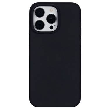 eSTUFF iPhone 15 Pro Max INFINITE RIGA Siliconen Cover - Zwart - 100% gerecycled siliconen