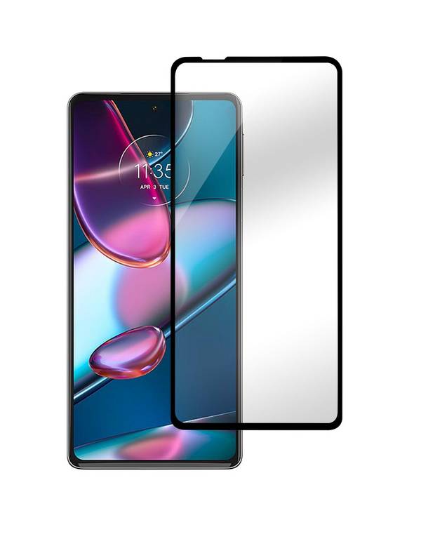 eSTUFF Screenprotector voor Motorola Edge 30 Pro - Volledige cover
