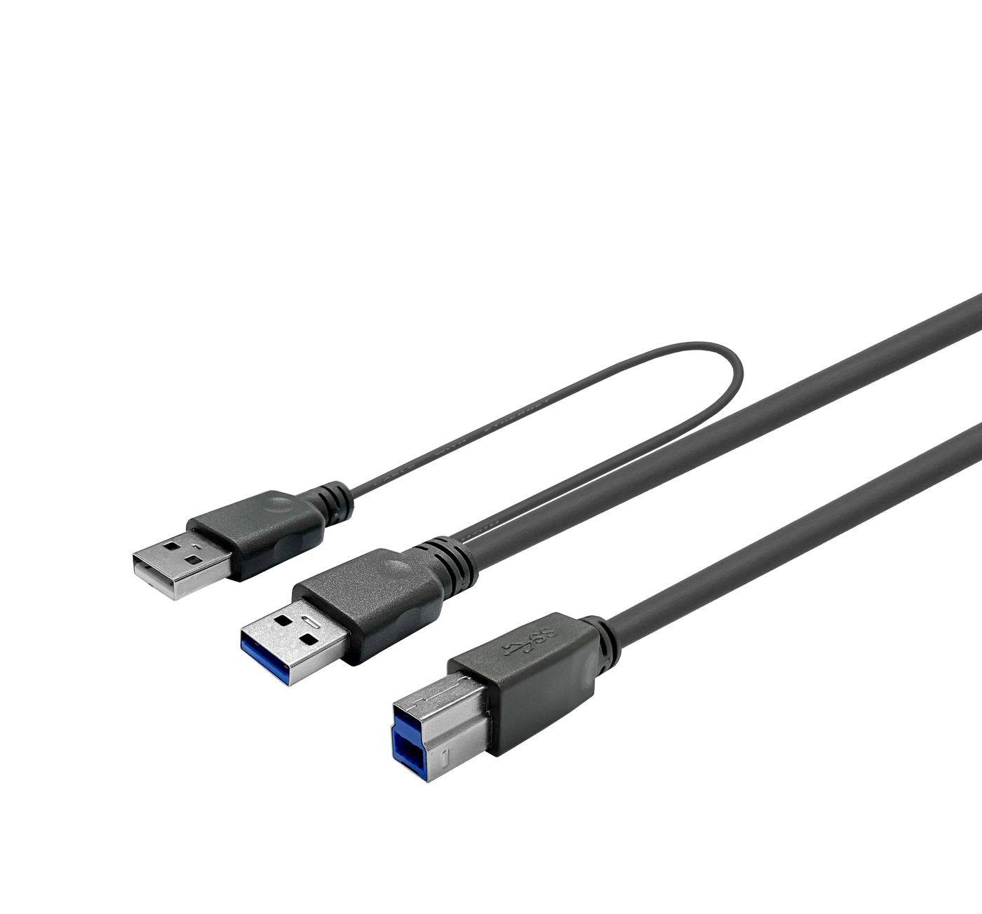 Vivolink USB 3.0 Actief 3m Koperen Kabel A male - B male 3m (compatibel met USB 2.0 & USB 3.0)-0