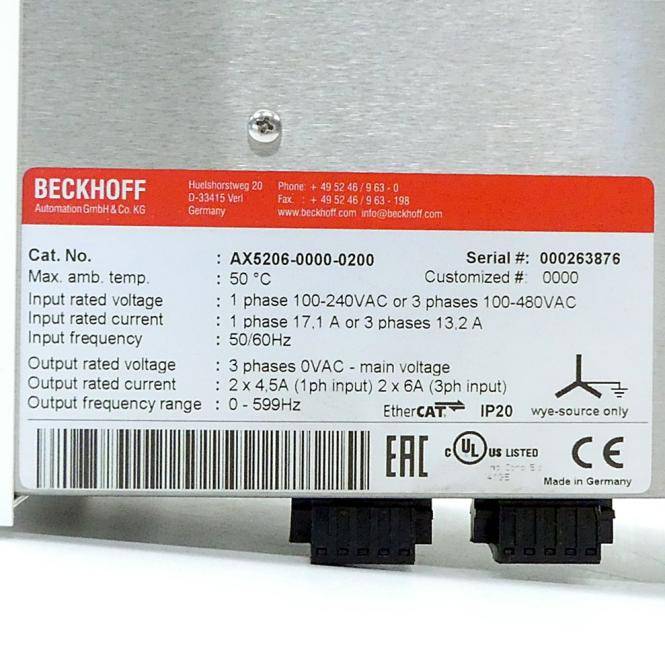 Beckhoff - AX520600000200-1