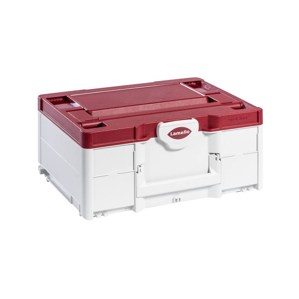 Lamello systainer³ M 187 leeg, RAL 7035 lichtgrijs, RAL 3004 purperrood-0