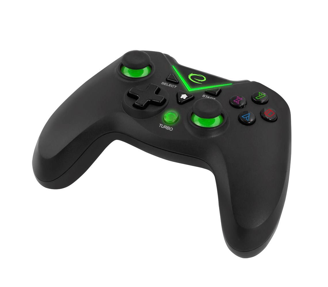 Esperanza EGG112K Gamecontroller/Gamepad voor PS3, Xbox One en pc, USB 2.0, zwart-0
