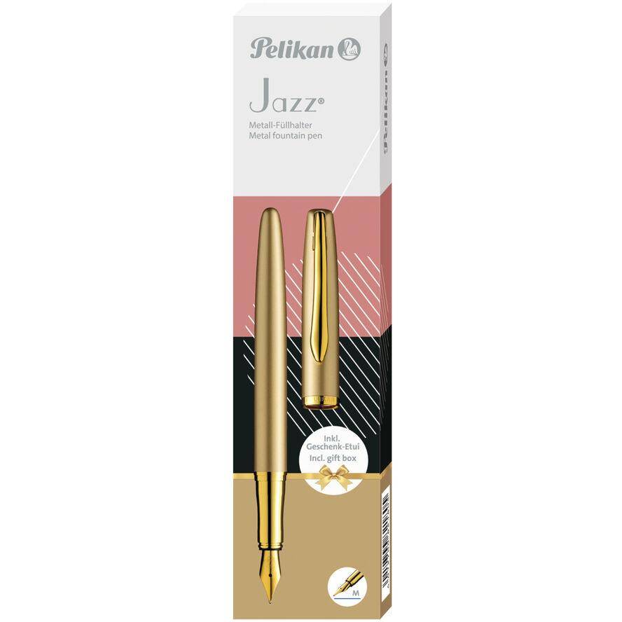 Pelikan Vulpen Jazz Noble Elegance P36 Goudgeel Geschenkdoos-1