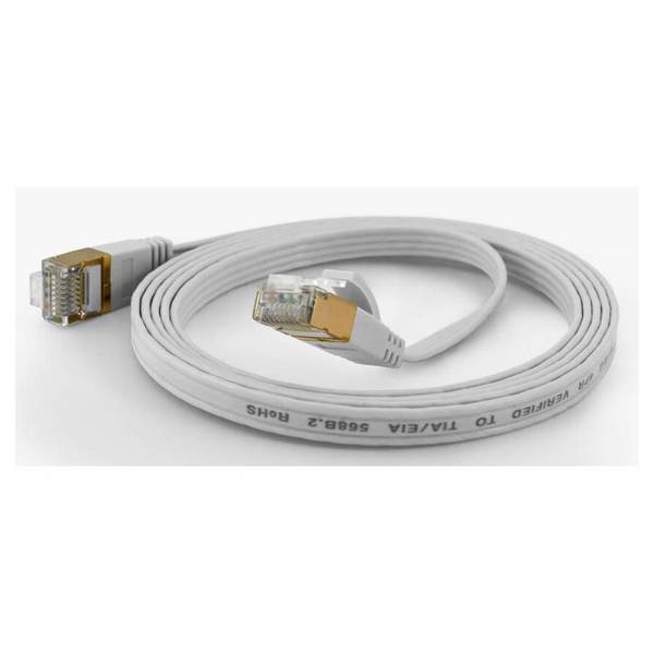 Wantec patchkabel FTP CAT6 q=1,6x6,5mm 0,20m wit