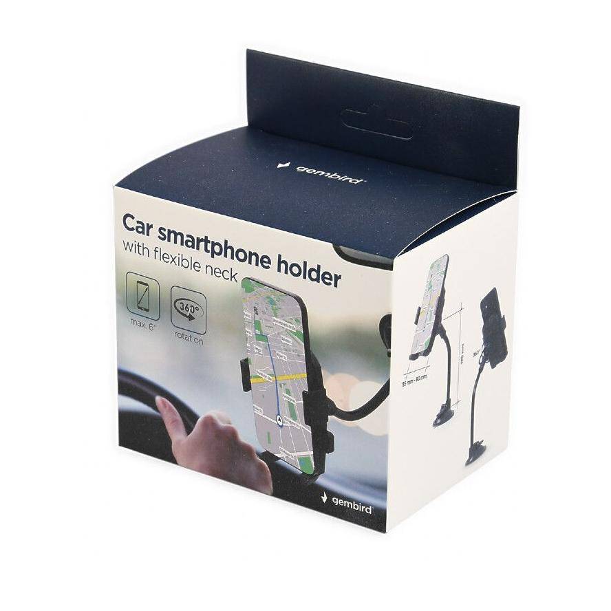 gembird autosmartphonehouder met flexibele nek-2