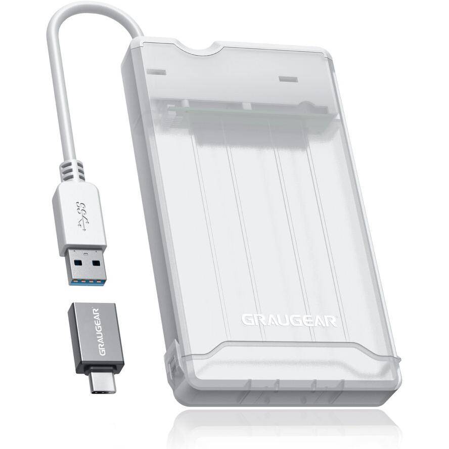 GRAUGEAR externe harde schijfbehuizing 2,5" HDD/SSD USB 3.2 aluminium-1
