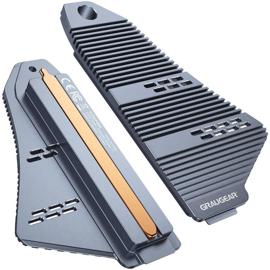 GRAUGEAR koellichaam SSD M.2NVMe 2230,2242,2260,2280 voor PS5 retail-1