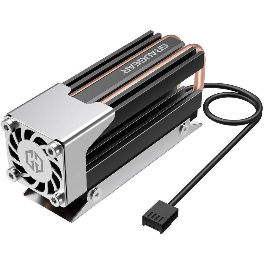 GRAUGEAR koellichaam SSD M.2NVMe met PWM-ventilator in de detailhandel-1