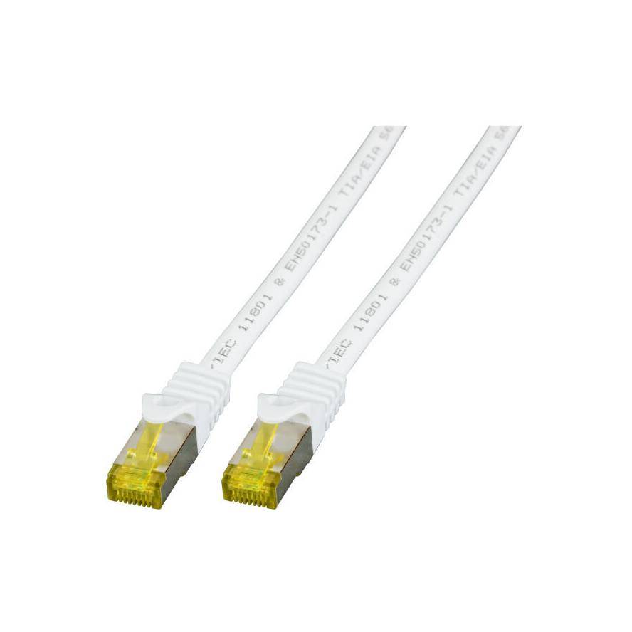 EFB RJ45 patchkabel S/FTP, Cat.6A, LSZH, Cat.7 ruwe kabel, 2m, wit-1